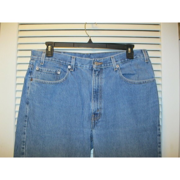 Levi's 550 Relaxed Fit Blue Jeans Size 38X32 Levis Mexico 100% Cotton Vintage - Picture 4 of 10